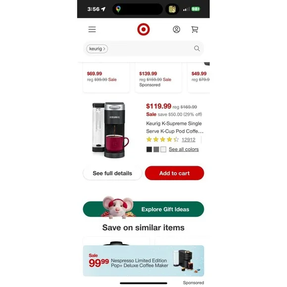 Keurig K-Supreme Smart Single Serve Coffee Maker in Black. RETAILS $119 - Picture 8 of 8